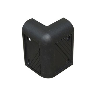 ESQUINERO PLASTICO RECTO GRANDE NEGRO MEKSE