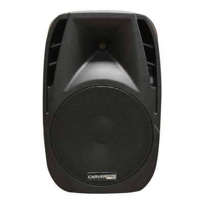 Imagen 2 del producto CAJA ACUSTICA PORTABLE CON 2 MICROFONOS + BLUETOOTH CARVERPRO