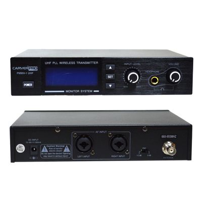 Imagen 2 del producto SISTEMA DE MONITOREO INALAMBRICO IN-EAR UHF PMMH-1 UHF CARVERPRO