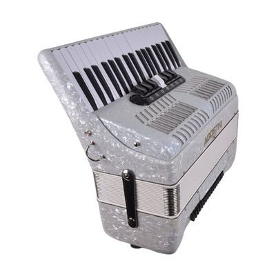 Imagen 2 del producto ACORDEON 80 BAJOS 7 2 REGISTROS BLANCO AGT 807 WH AGOSTINI