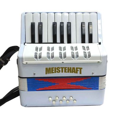ACORDEON NIÑO 8 BAJOS BLANCA MT-3020 MEISTEHAFT