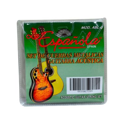 Imagen 2 del producto SET DE CUERDAS PARA GUITARRA ACÚSTICA MOD.ABL-6 LA ESPAÑOLA