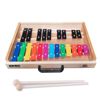 METALOFONO 22 NOTAS COLOR CON CAJA RMX