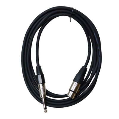 CABLE MICROFONO DESBALANCEADO P63-XLR H 10MTS CARVERPRO