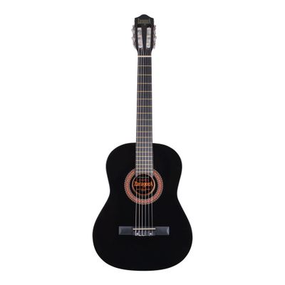 GUITARRA CLÁSICA 39 CUERDA DE NYLON NEGRA ZARAGOZA