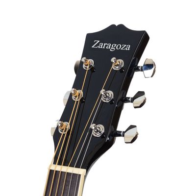 Imagen 2 del producto GUITARRA ELECTROACUSTICA NEGRA ZA-521CEQ/BK ZARAGOZA
