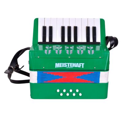 ACORDEON NIÑO 8 BAJOS VERDE MT-3020 MEISTEHAFT