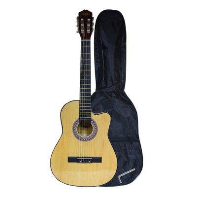 GUITARRA CUTAWAY 39 NATURAL CUERDA NYLON ZARAGOZA