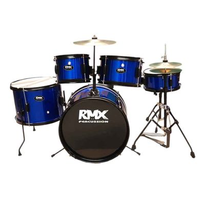 BATERIA JUNIOR 5PCS PLATILLO PISO AZUL JUDR 1A RMX
