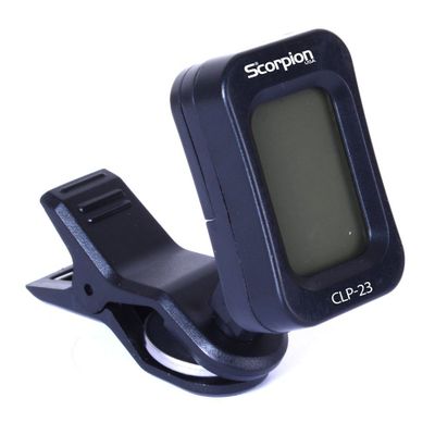 Imagen 2 del producto AFINADOR DIGITAL CROMÁTICO GUITARRA, UKELELE CLP-23 SCORPION