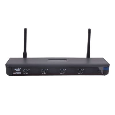 Imagen 2 del producto SET 4 MICR FONOS INALAMBRICOS UHF DE MANO GEMINI WUHN 4