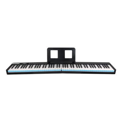 PIANO DIGITAL PORTATIL 88 NOTAS NEGRO EURO 8600 MEISTEHAFT