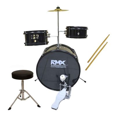 Imagen 1 del producto BATERIA NI O 3 PIEZAS NEGRA RAD 2BK RMX