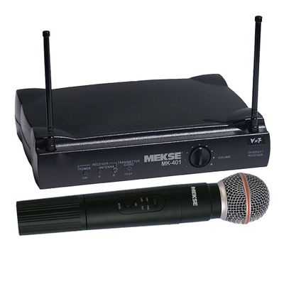 SISTEMA INALÁMBRICO MANO CON CASE NEGRO MK-401 MEKSE