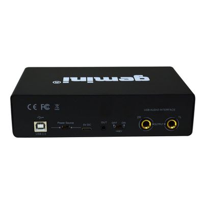 Imagen 2 del producto INTERFAZ DE AUDIO PRE AMPLIFICADO 2 CANALES-USB C/PHANTOM GEMINI