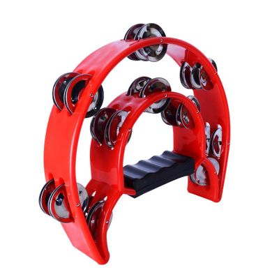 PANDERO MEDIA LUNA DOBLE ROJO STR-44K/RD SCORPION