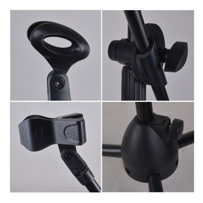 Imagen 2 del producto PEDESTAL CON BOOM X2 CON 2 PORTA MICROFONOS RMX