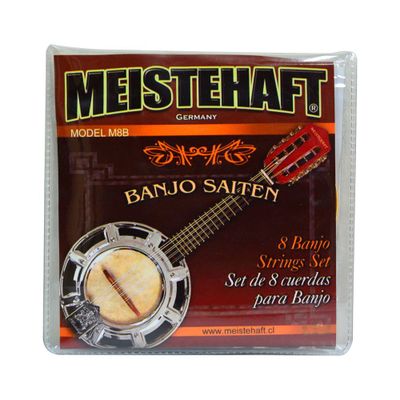 SET DE 8 CUERDAS PARA  BANJO MEISTEHAFT MOD.M8B
