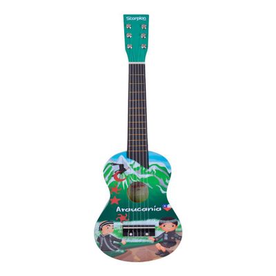 GUITARRA NIÑO 25 PULGADAS MOD.ARAUCANIA COLOR VERDE SCORPION