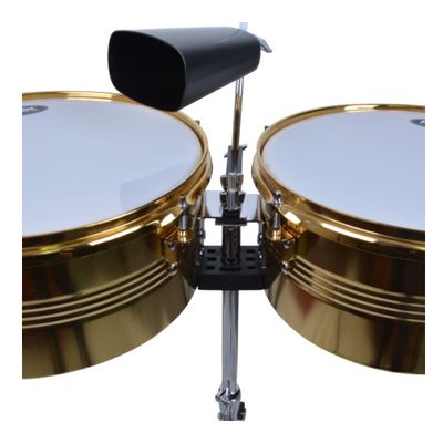 Imagen 2 del producto TIMBALETA 13 14 DORADA INCLUYE CENCERRO Y ATRIL XRD 1314GD RMX