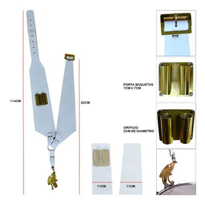 Imagen 2 del producto TERCIADO PARA CAJA DE BANDA CUERO BLANCO Y AGUILA TEC-10 RMX