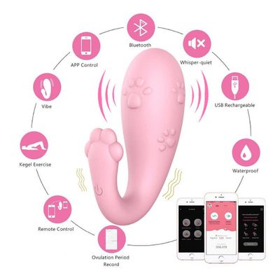 VIBRADOR BLUETOOTH SWEET KITTY MOD VDE-01BT