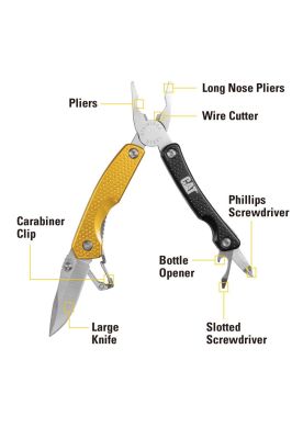 Imagen 2 del producto MULTIHERRAMIENTA CAT 8 EN 1 980028 MULTITOOLS