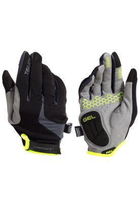 GUANTE LARGO BEST NEGRO/GRIS/AMARILLO TALLA M