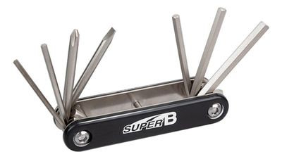 Herramienta Bicicleta Plegable Super B 7 En 1