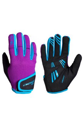 GUANTE LARGO BEST INFANTIL MORADO/CYAN TALLA 6