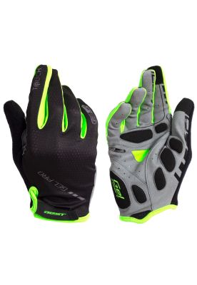 GUANTE LARGO BEST VENTILACION NEGRO/VERDE NEON TALLA M