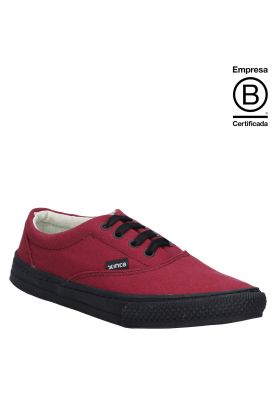 Zapatilla Uxu Bordó Negro Unisex Xinca - B279