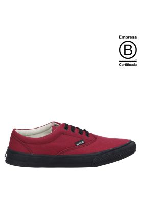 Imagen 2 del producto Zapatilla Uxu Bordó Negro Unisex Xinca - B279