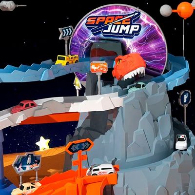 Imagen 2 del producto Juguete Pista Electrica de Auto Espacial + Cohete