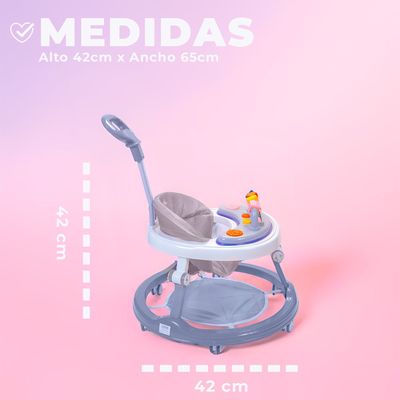 Imagen 2 del producto Andador Caminadora Bebe Plegable Folding Circle Con Sonido