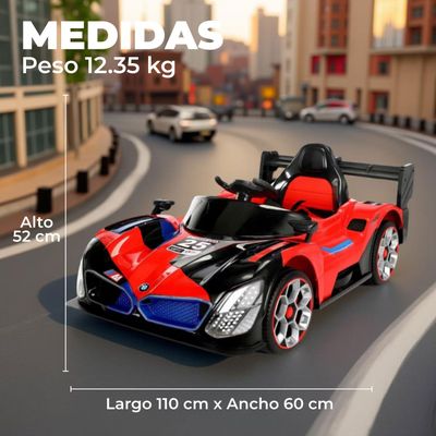 Imagen 2 del producto Auto Eléctrico Niños Deportivo Con Control Luces Led y sonido