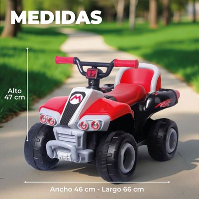 Imagen 2 del producto Moto Niños Cuatrimoto Eléctrica Estilo Mario Kart