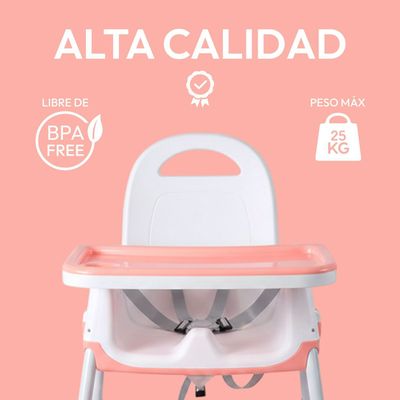 Imagen 2 del producto Silla Comer Bebe Altura Regulable Easy Travel 
