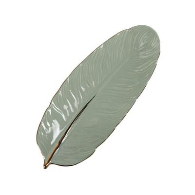 Plato Decorativo En Forma De Hoja