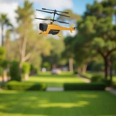 Imagen 2 del producto Helicóptero Avión Recargable Niños Control Remoto Gold