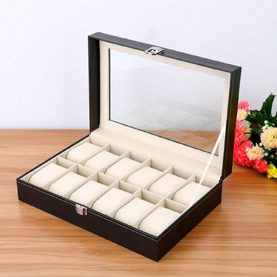Imagen 2 del producto Caja Estuche Organizador de 12 Relojes de Lujo