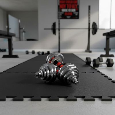 Imagen 2 del producto Juego de Mancuernas 15 Kg Acero Cromadas + Barra y Maletin