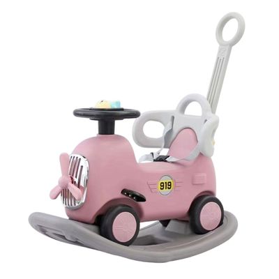 Mecedora Andador con Mango 2 en 1 Avioncito