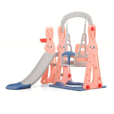 Resbalin Columpio 3 en 1 + Aro Basket, Centro de Juegos
