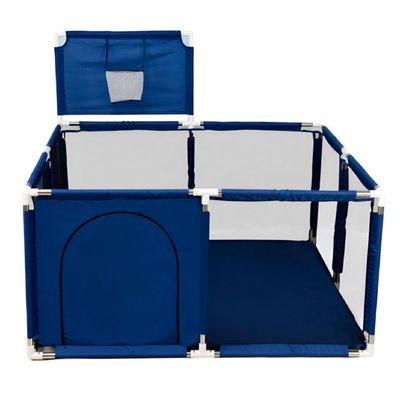Corral de Seguridad Bebe 126cm Con Aro y Pelotitas Azul