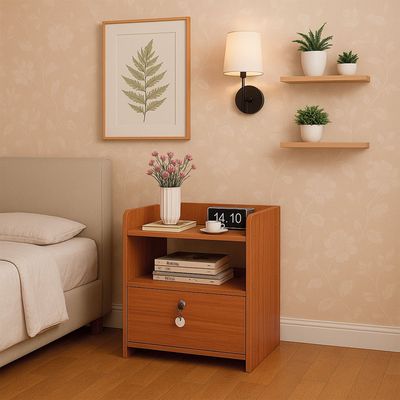 Imagen 2 del producto Velador Classic 2 Niveles 1 Cajon + Llave 42x33x27 Cm