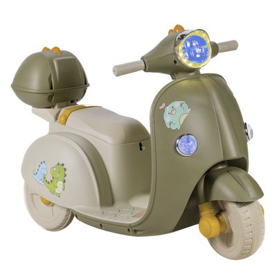 Moto Vespa Eléctrica Infantil DinoRide con Maletin