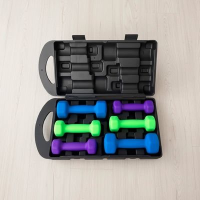 Imagen 2 del producto Set Mancuernas Hexagonales de 10 Kg + Maletin