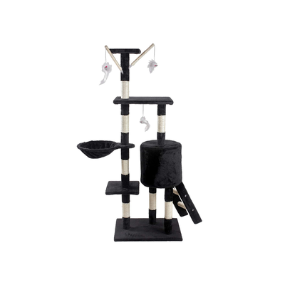Imagen 2 del producto Torre Rascador Gatos 138cm Terciopelo Mas Juguetes