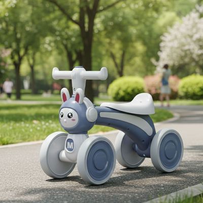 Imagen 2 del producto Correpasillos Bebé Bicicleta Equilibrio y Sonido Conejito